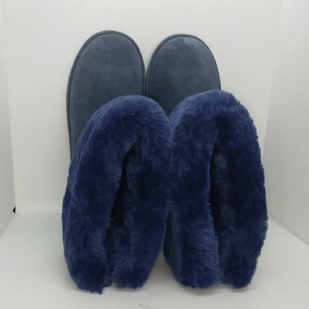 Lamo Womens NEW w/Tags Fully Lined Blue Suede Water Resistant Boots - sz. 8
